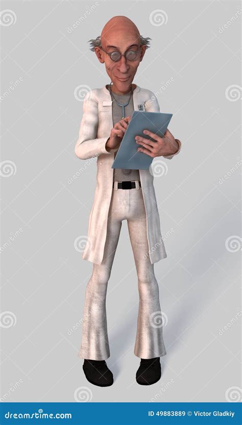 Old Cartoon Doctor stock illustration. Illustration of doctor - 49883889