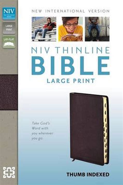 Thinline Bible-NIV-Large Print by Zondervan Publishing, Bonded Leather, 9780310435952 | Buy ...