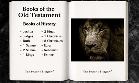 12 Books of History in the Old Testament - Potter's Blogger