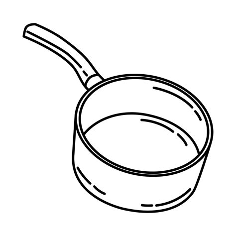 Saucepan Icon. Doodle Hand Drawn or Outline Icon Style 4223600 Vector ...