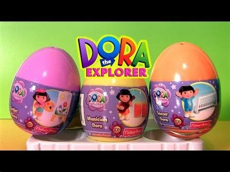 Dora Surprise Eggs Easter Huevos Nickelodeon Dora the Explorer Toys ...