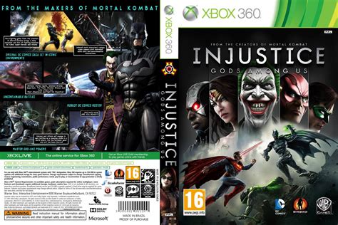 Injustice Gods Among Us - XBOX 360 Game Covers - Injustice Gods Among Us Cover :: DVD Covers