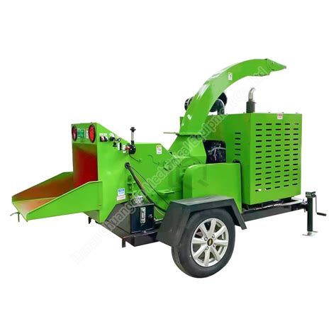 Electric Hard Wood Shredder Chipper Machine Shredder Mobile Drum Wood ...