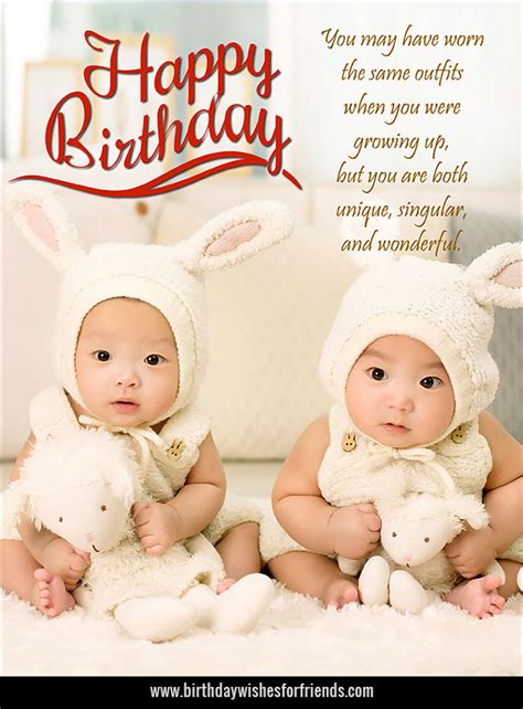 twins Archives - Birthday Wishes for Friends & Family