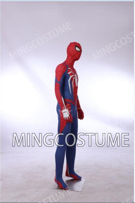 Spiderman Cosplay Costume Game PS4 Version Spiderman Suit | Etsy