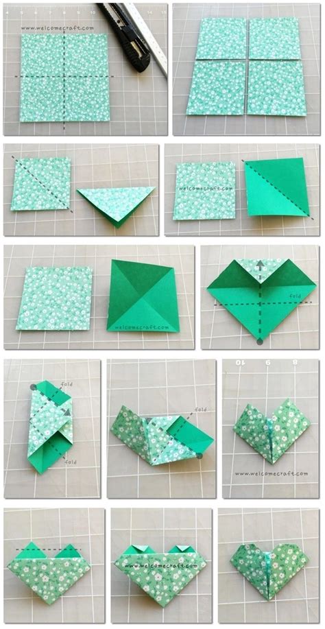 How to make origami bookmark step by step tutorial instruction | Origami bookmark, Origami for ...