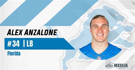 Alex Anzalone Stats, News, Bio - Detroit Sports Nation