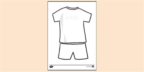 FREE! - Football Strip Colouring Sheet | Colouring Sheets