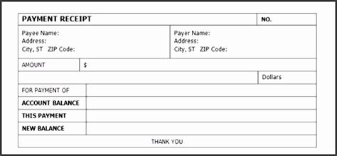 10 Bank Payment Receipt Template - SampleTemplatess - SampleTemplatess