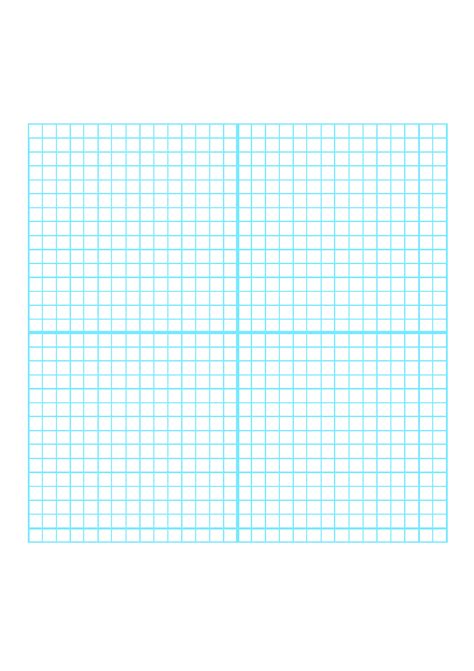 Numbered Four Quadrant Grid 30x30 Free Download