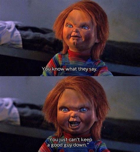 Chucky quotes child's play Horror Icons, Horror Movie Posters, Horror Movies, Scary Funny, Funny ...