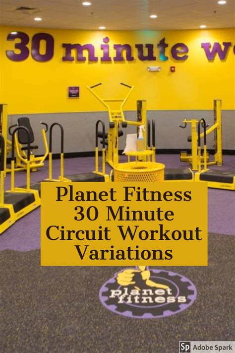 Planet Fitness 30 Minute Circuit Workout Variations