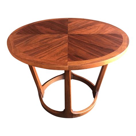 Mid-Century Modern Round Lane Side Table | Chairish