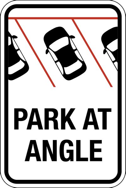 Angle Parking – Western Safety Sign