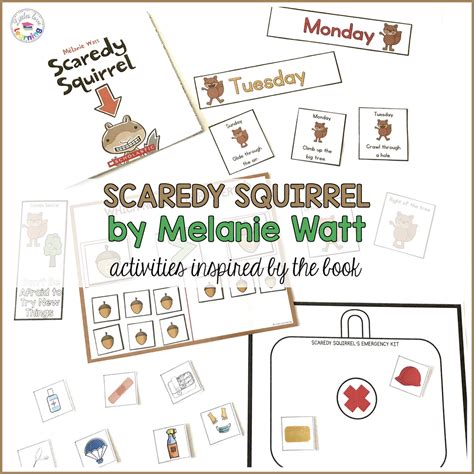 Fun & Hands-On Scaredy Squirrel Activities for Preschool & Pre-K