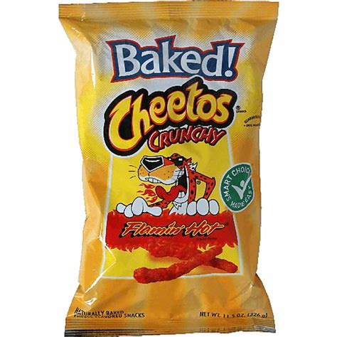 Cheetos Baked! Cheese Flavored Snacks, Flamin' Hot | Shop | Edwards Food Giant