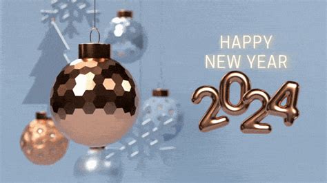 Happy New Year 2024 GIF, Download Animated New Year Wishes GIFs