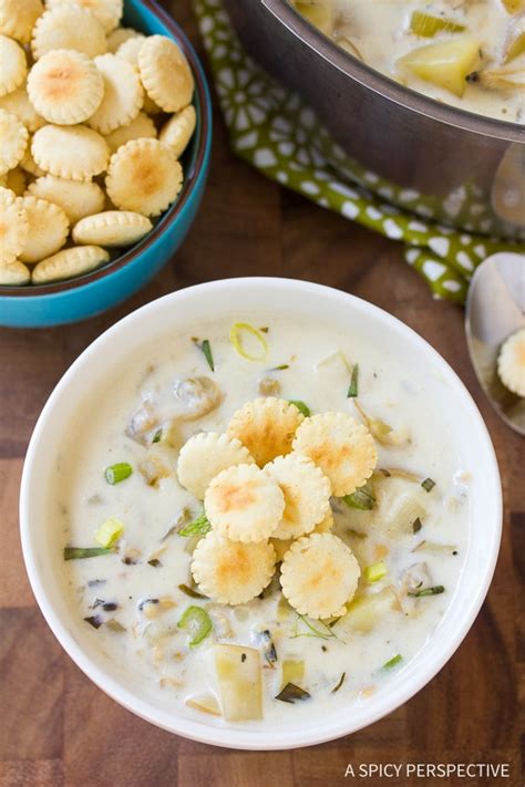 Perfect New England Clam Chowder Recipe - A Spicy Perspective