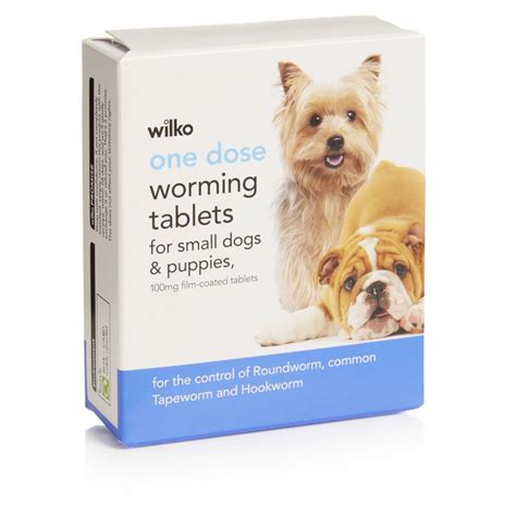 Wilko 4 pack Worming Tablets for Small Dogs | Wilko