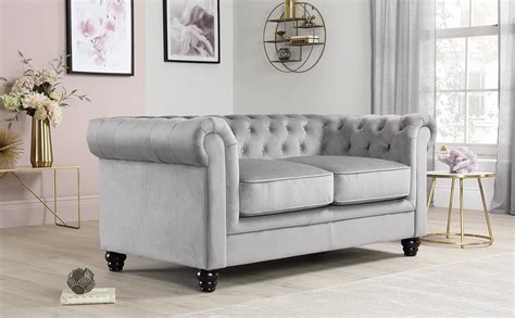 The Chesterfield Sofas Sets in Luxury Grey Velvet – LISF LTD.