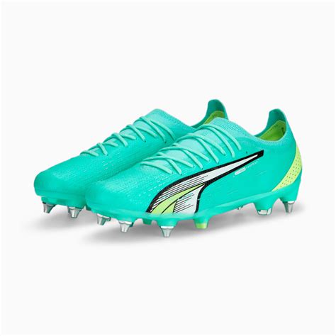 ULTRA ULTIMATE MxSG Football Cleats Adults | Green | Puma | Sku: 107212_03