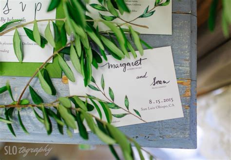 Hand-Painted Olive Branch Wedding Invitations – EmilyStyle