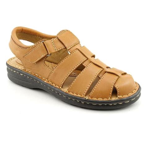 Minnetonka Women's 'Closed Toe Fisherman' Leather Sandals - Extra Wide ...