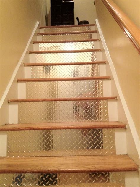 Inspiration Diamond Plate Stair Treads And Risers References | Stair Designs