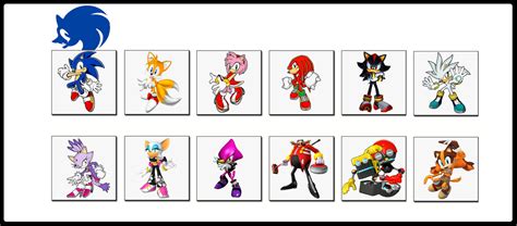 MY Top 12 Sonic Sega characters by sonicmechaomega999 on DeviantArt