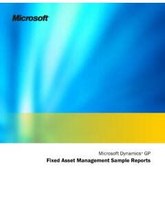 Fixed Asset Management Sample Reports / fixed-asset-management-sample ...