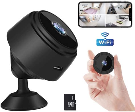 Mini Security Camera WiFi Wireless Hidden Video Camera HD 1080P Security Surveillance Cameras ...