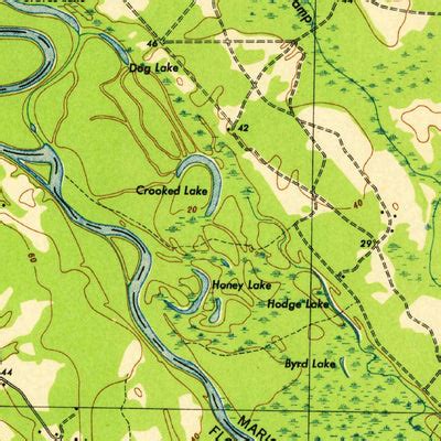 Johnsonville, SC (1946, 62500-Scale) Map by United States Geological Survey | Avenza Maps