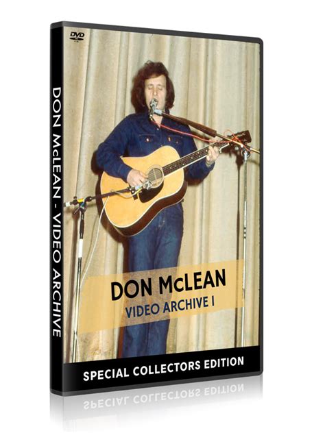 DON McLEAN - VIDEO ARCHIVE VOL. 1 — MusicLaden