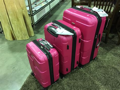 3 PIECE SAMSONITE PINSKY LUGGAGE SET - PINK