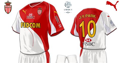 football kits design: A.S. Monaco fantasy kits