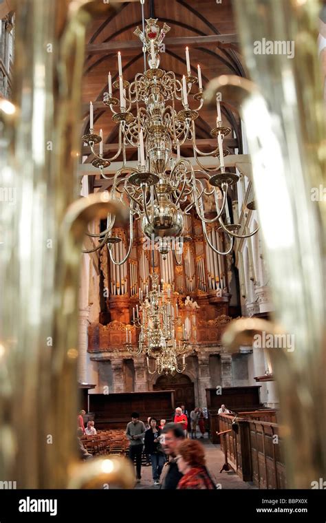 ORGAN IN THE CHURCH OUDE KERK, AMSTERDAM, NETHERLANDS Stock Photo - Alamy