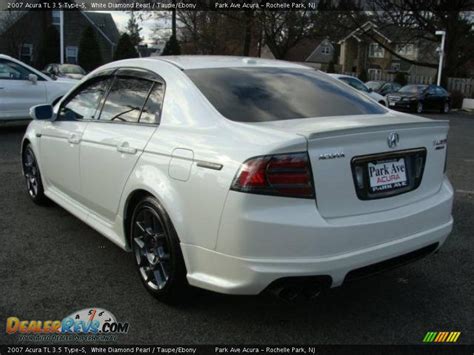 2007 Acura TL 3.5 Type-S White Diamond Pearl / Taupe/Ebony Photo #4 | DealerRevs.com