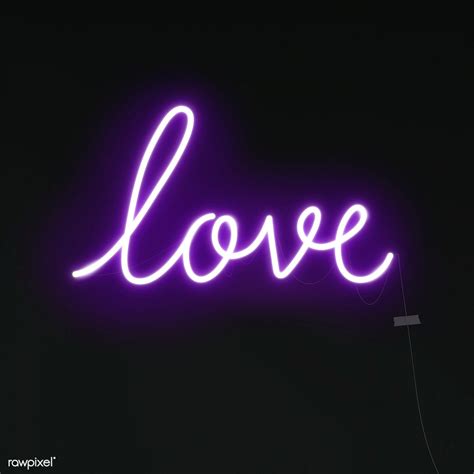 Neon love sign design resource icon | premium image by rawpixel.com / marinemynt | Sign design ...