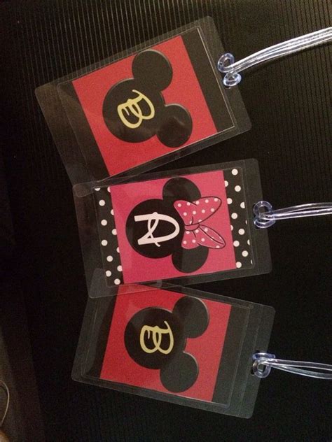 Personalized Disney Luggage Tags | Disney luggage tags, Disney crafts ...