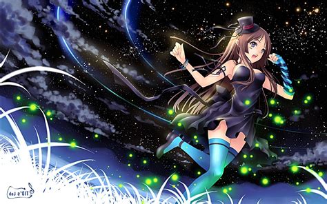 anime, Anime Girls, Stars, Akiyama Mio, K ON! Wallpapers HD / Desktop and Mobile Backgrounds