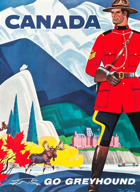 Canada Greyhound Bus poster by Rod Ruth : r/ImaginaryPolice