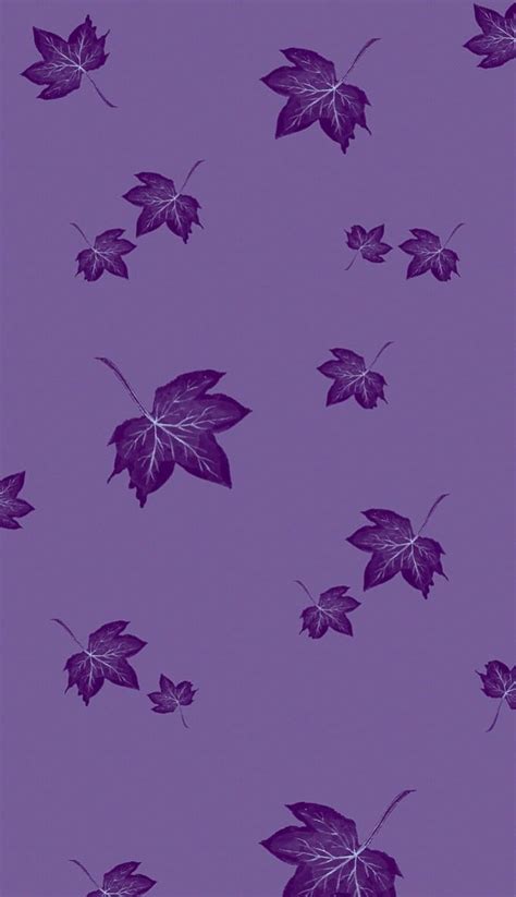 Purple Leaves Wallpaper for Mobile Covers and Backgrounds