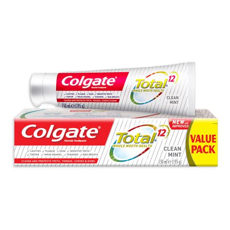 Colgate Toothpaste Total Clean Mint 150ml | Tooth Paste | Lulu UAE