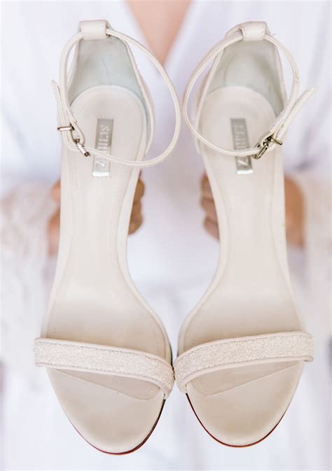 White Wedding Sandals - CraftySandals.com