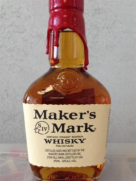 Photos of New Maker's Mark Bottle and label at 42%, lowered 84 Proof ...