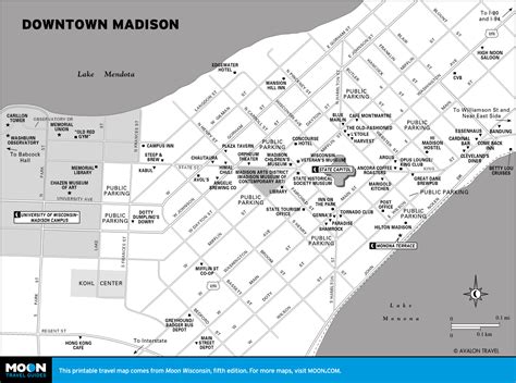 State Madison Wisconsin Map