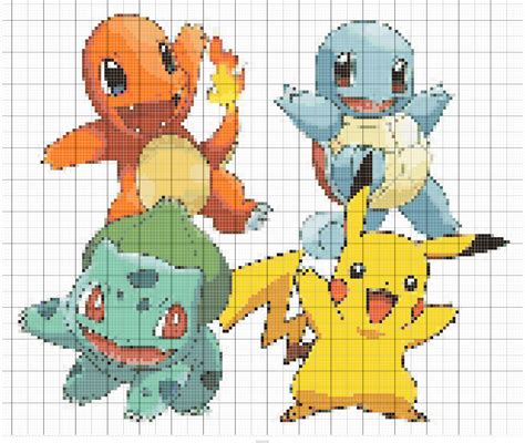 Basic pokemon | Pokemon cross stitch patterns, Pokemon cross stitch, Pikachu cross stitch