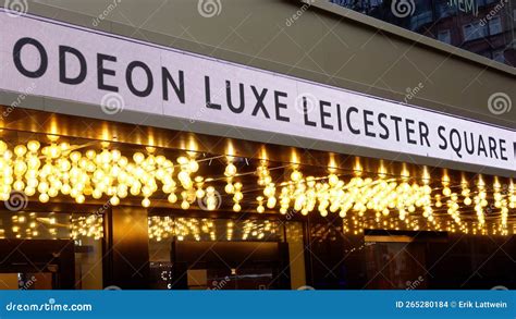 Odeon Luxe Leicester Square Movie Theatre - LONDON, UK - DECEMBER 20 ...