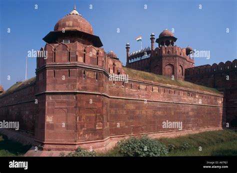 Red Fort New Delhi India Stock Photo - Alamy