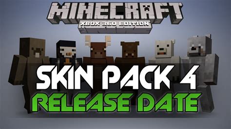 Minecraft: Xbox 360 - Skin Pack 4 Release Date! | NEW Animal Skins ...